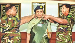 Bangladesh armed forces — বাংলাদেশ সশস্ত্র বাহিনী tri service badge of bangladesh armed forces. Susane Giti First Female Bangladesh Army S Major General Daily Star