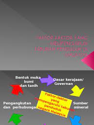 Padahal kesehatan dan pendidikan salah satu faktor yang bisa meningkatkan produktivitas masyarakat. Faktor Faktor Yang Mempengaruhi Taburan Penduduk