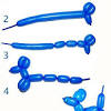 How to make balloon animals, balloon sculptures and balloon decorations. 3