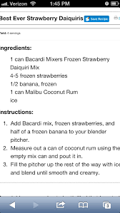 Take Out The Rum And Substitute With Vodka Great Strawberry Daiquiri Recipe Strawberry Daiquiri Malibu Drinks Strawberry Daiquiri Mix