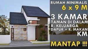 Denah rumah type 60 minimalis ini bisa menjadi contoh yang menarik. Desain Rumah 6 X 9 M Dgn 3 Kamar Di Desa Tapi Mewah Youtube