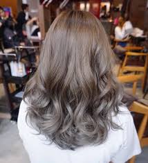 Milk Tea With A Hint Of Smoky Beige Hair Color Make A Gorgeous Color Combo Beige Hair Hair Color Balayage Hair Inspo Color