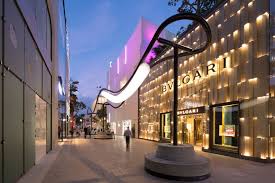 Philippe Malouin Passes Speed Of Light Installation Through Miami S Design District Miami Design Street Light Design Design District