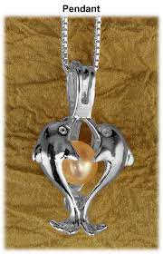 Wish Pearl Sterling Silver Necklace Gift Set Dolphin Pendant Bass Pro Shops Mothersdaygift Pearl Sterling Silver Gift Necklace Sterling Silver Necklaces