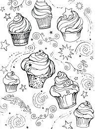 Cupcake Coloring Pages For Adults Cupcake Is A Cake In A Cup A Small Cake For One Person Usua Cupcake Coloring Pages Coloring Pages Printable Coloring Pages