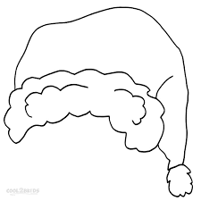 These hat coloring pages printable will introduce your kid to a variety of hats in a number of fun and quirky designs. Printable Santa Hat Coloring Pages For Kids