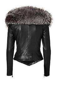 Ladies Washed Soft Lamb Nappa Leather With Fox Fur Collar Jacket Sizes 2xl Free Shipping S Leather Jacket Lamb Leather Jacket Leather Bomber Jacket Women