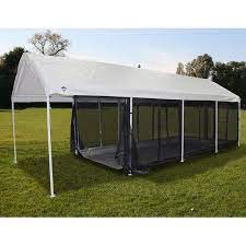 King Canopy 10 Ft X 20 Ft Carport Canopy Screen Room Cover Walmart Com Canopy Outdoor Backyard Canopy Gazebo Canopy
