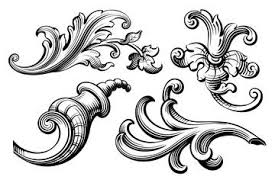 Maybe you would like to learn more about one of these? Vektor Vintage Baroque Victorian Frame Border Monogram Floral Engraved Scroll Ornament Leaf Retro Flower Pattern Decorative Design T Barok Projecten Tatoeages