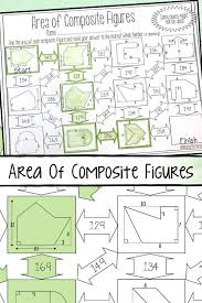 Area Of Composite Figures Maze Worksheet Area Worksheets Maze Worksheet 8th Grade Math Worksheets