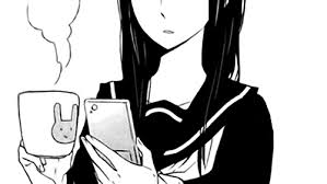 Shoujoromance Manga Girl Black And White Aesthetic Anime Hands