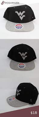 West Virginia Mountaineers Ncaa Zephyr Hat Black Snapback Hats West Virginia Mountaineer Black Snapback
