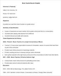 The music teacher resume template provides a job seeker with a way to give a complete overview of their qualifications. 40 Teacher Resume Templates Pdf Doc Pages Publisher Free Premium Templates