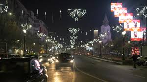 20 august 1864, florica, judeţul argeş. Night Traffic On Ion C Bratianu Boulevar Stock Video Pond5