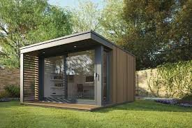 I Like The Verandah On This One Backyard Studio Backyard Office Prefab Cabins