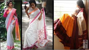 Latest Trending Office Wear Cotton Stylish Sarees Cotton Sarees Ide In 2020 Stylish Sarees Saree Blouse Designs Cotton Saree Designs