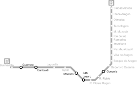 El metro de la ciudad de méxico es un sistema de transporte público tipo tren metropolitano que sirve a extensas áreas de la ciudad de méxico. File Mexico City Metro Line B Svg Wikipedia