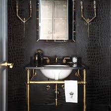 The glamour of art deco style is back in vogue, but how do you infuse your sanctuary with the same elegance and sophistication that this aesthetic is while art deco style is also known for its rich, luxurious jewel tones, in the bath, a black and white palette is classic as proven by this handsome. Top 60 Best Black Bathroom Ideas Dark Interior Designs