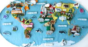 They can use these templates in studying or exploring the complete geography of australia. Animals Of Australia For The Montessori Wall Map Quietbook With Printables Quiet Book Wall Maps Felt Diy
