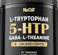 Amazon.com: NUQIIT 5 HTP 200mg GABA 500mg L-Theanine 200mg L ...