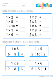 Tabla Del 1 Con Ejercicios Fichas De Las Tablas De Multiplicar En 2020 Tablas De Multiplicar Aprender Las Tablas De Multiplicar Tablas De Multiplicar Actividades