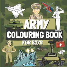 Free printable coloring pages for a variety of themes that you can print out and color. Army Colouring Book For Boys Military Coloring Pages For Kids With Tanks Navy Air Force Soliders And More Gift For Children Ages 4 8 Barrys Oscar 9798568140887 Amazon Com Books