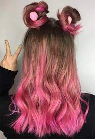 Coincidentally, it just about sums up how we feel about this sizzling hair colour trend right now. 55 Lovely Pink Hair Colors Tips For Dyeing Hair Pink Glowsly