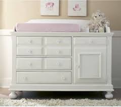 Creations Baby Summers Evening Combo Dresser In Rubbed White Traditional Ch White Changing Table Dresser Changing Table Dresser Baby Changing Table Dresser