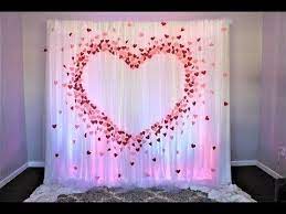 Paper Heart Backdrop Diy How To Youtube Diy Valentines Crafts Easy Valentine Backdrop Diy Valentines Crafts