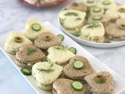 Perfect Valentines Tea Sandwiches Are Perfect For Any Lunch Party Or Any Valentine S Day Party Tea Sandwiches Tea Party Sandwiches Tea Party Sandwiches Recipes