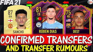 Rúben dias est un joueur originaire de jouant pour le club sl benfica du championnat liga nos. Fifa 21 New Confirmed Transfers And Rumours Ft Ruben Dias Dest Sancho Etc Fifa 21 Youtube