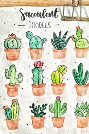 25 Best Succulent Cactus Doodle Ideas For Bujo Addicts Crazy Laura Learn how easy it is to propagate a gardenful of specimens with these easy instructions from gardener's for indoor plants, use a potting medium recommended for cactus and succulent plants, like hoffman organic cactus and succulent soil mix. 25 best succulent cactus doodle ideas
