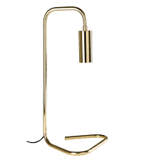 Gold Metal Lamp Swann Lampe Maisonsdumonde Produits