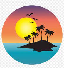 Download And Share Clipart About Sticker Island Sunset Sunrise Ocean Freetoedit Palm Tree Island Clip Art Find More Art Palm Tree Clip Art Art Images