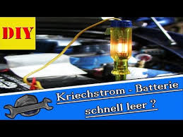 Wie errechnet sich eigentlich der wert dieser wohnung? Auto Springt Nicht An Kriechstrom Batterie Schnell Leer Ursache Finden Ohne Multimeter Youtube