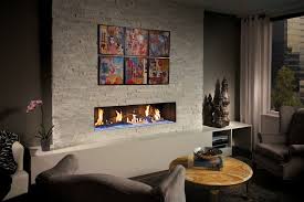 The linear flames contrasted with the flowing. Direct Vent Gas Fireplaces Sag Harbor Fireplace