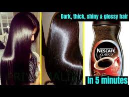 Get Super Silky Dark Thick Glossy Hair In 5 Minutes Homemade Coffee Shampoo Recipes Youtube Glossy Hair Coffee Hair Coffee Hair Dye