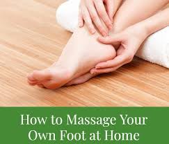 Move one thumb clockwise and the other thumb counterclockwise in small circles. How To Massage Feet Yourself At Home How To Massage Yourself Massage Body