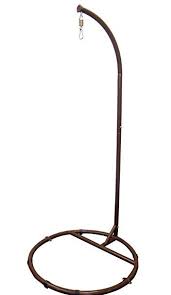 Zupapa c hanging hammock chair stand only for air chair porch swing, heavy duty 380lbs capacity, rug, pegs and hook included, outdoor/indoor use. Amazon Com Petra Leisure Brown 89 C Top Round Base Hanging Swinging Hammock Chair Stand Stand Only Hammock Chair Stand Hammock Swing Chair Hammock Chair