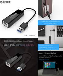 Visit To Buy Orico Utj Usb 3 0 Gigabit Ethernet Adapter Usb To Rj45 Lan Network Card For Windows 10 8 8 1 7 Xp Mac Os Laptop Pc Black Usb Networking Mac Os