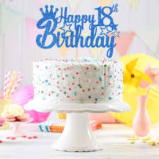 We did not find results for: Buy Blue Glitter Happy 18th Birthday Cake Topper For Cheers To 18 Years Girl Boy S 18th Anniversary Birthday Party Decorations Supplies High Grade Color Online In Turkey B085hj86p2