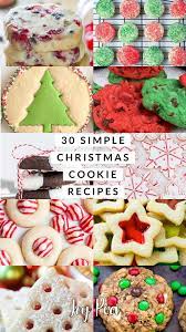 30 Simple Christmas Cookie Recipes Santa S Favorites Joy Pea Health Live Y Christmas Cookies Easy Cookies Recipes Christmas Easy Christmas Cookie Recipes