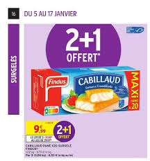Offre Cabillaud Pane X20 Surgele Findus Chez Intermarche Hyper