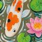 Koi Fish Mirror Art Class