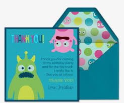 The concept of manifestation of gratitude and appreciation. Kids Thank You Cards Evite