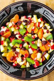 Seasonal fall fruits marinated in a bright citrus, herb and spice syrup make the perfect addition to your thanksgiving dinner. Winter Fruit Salad With Maple Lime Dressing Julia S Album