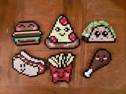 Check spelling or type a new query. Cute Food Perler Bead Art Etsy In 2021 Perler Bead Art Hamma Beads Ideas Bead Art