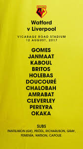 Jun 18, 2021 · treffer im trikot brasiliens. Watford Football Club On Twitter Watfordfc Xi V Lfc Gomes Gk C Janmaat Kaboul Britos Holebas Chalobah Doucoure Amrabat Cleverley Pereyra Okaka Https T Co 8oxv0q5ny0