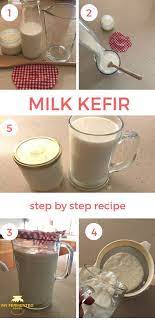 Kefir Is A Delicious Refreshing Easy To Make Fermented Milk Beverage Homemadedrinks Probiotics Fermented Foods Kefir Kefir Smoothies