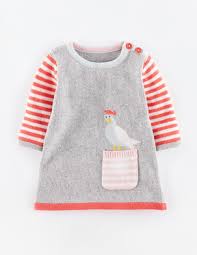 Fun Pocket Knitted Dress Fishermans Yellow Cat Baby Girl Cardigans Knit Baby Dress Knitting Girls